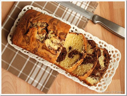 Mocha Walnut Marble Bundt Cake With Step By Step Pictures